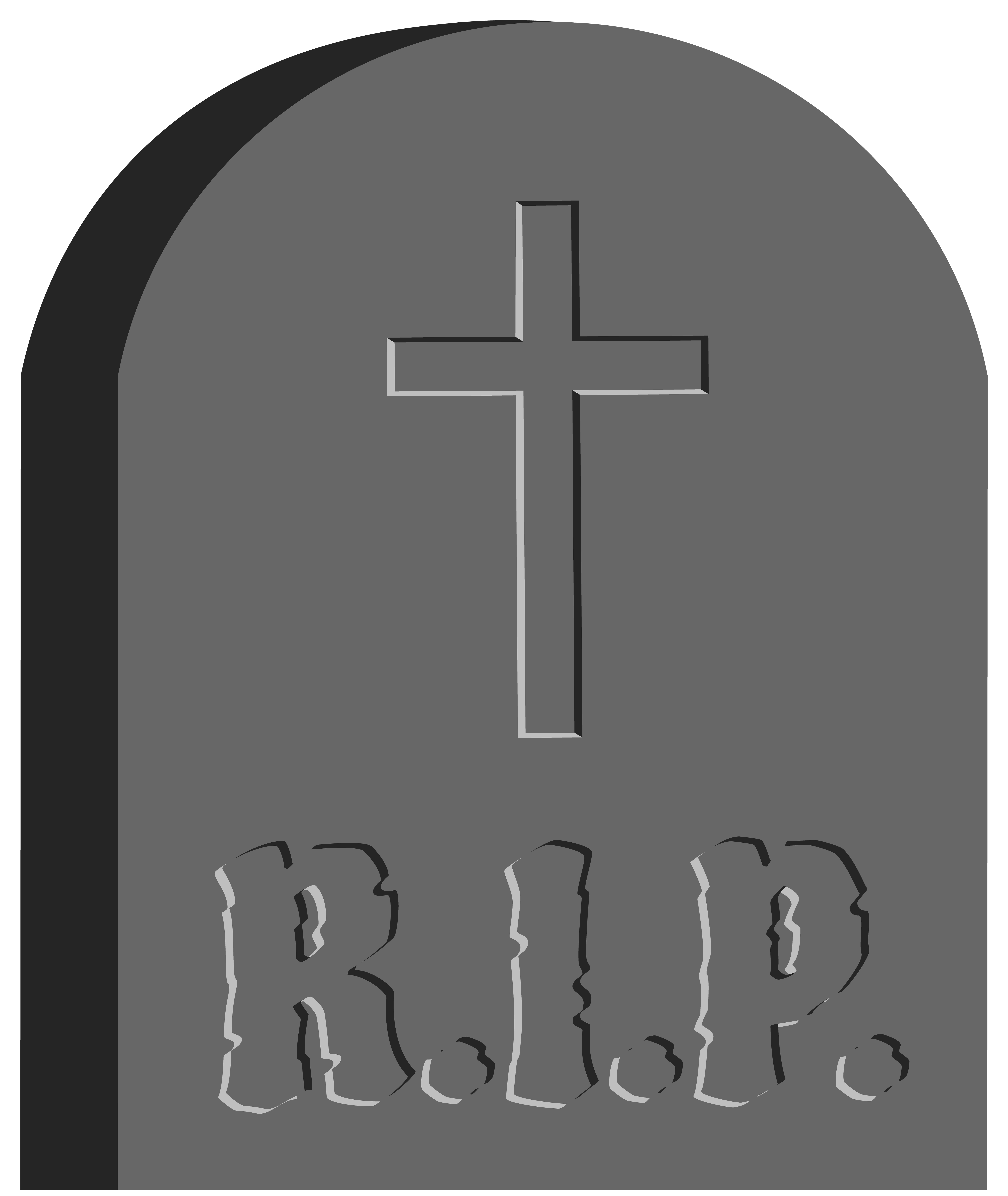 Halloween RIP Tombstone PNG Clip Art Image