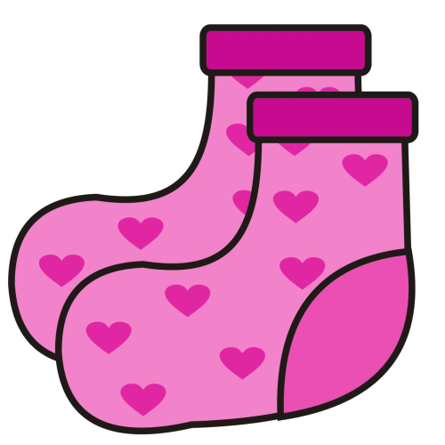 Shoes And Socks Clipart