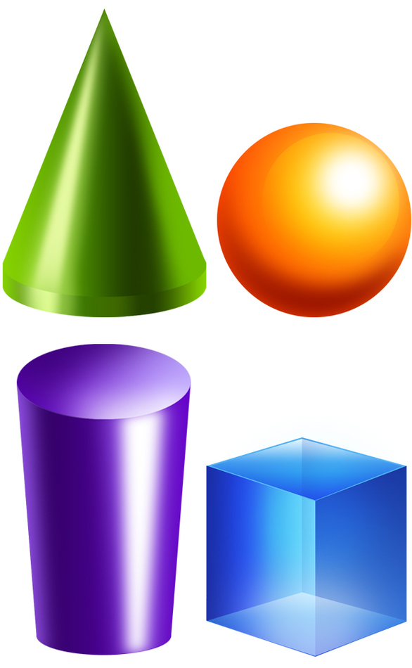 3d Shapes Clip Art Clipart - Free to use Clip Art Resource