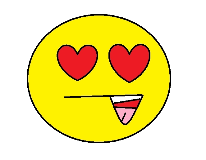 In love face clipart