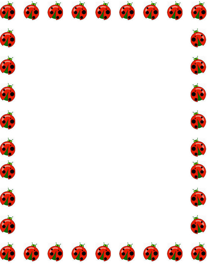 Ladybug Border Clipart