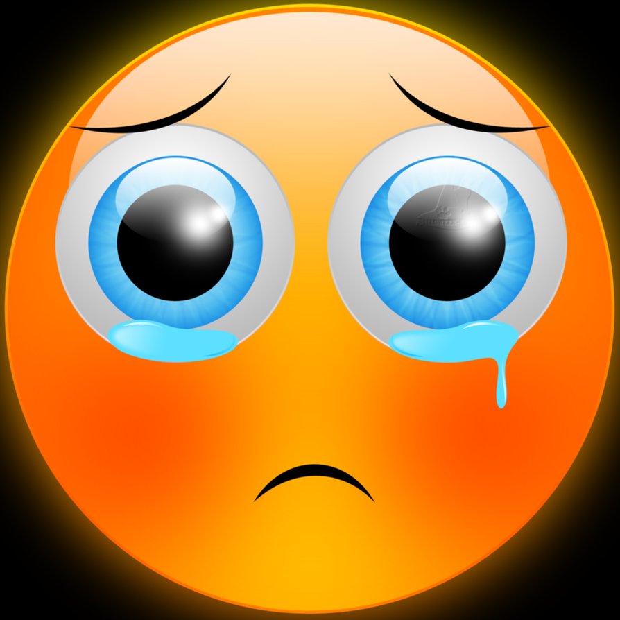 Crying Unhappy Face Clipart