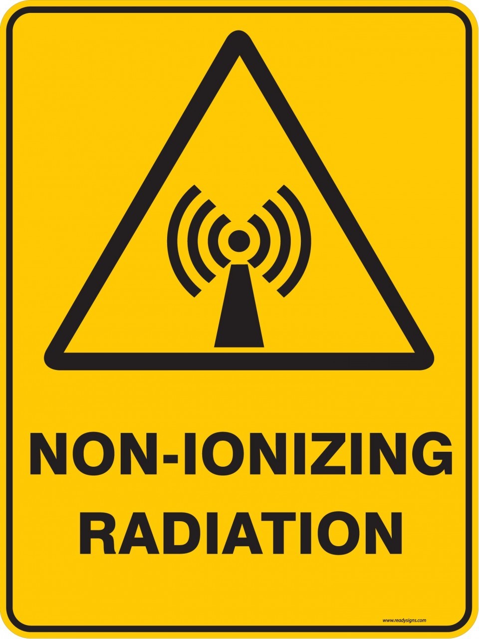 Warning Sign - NON IONIZING RADIATION - Property Signs