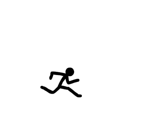 Running Stickman Gif Clipart - Free to use Clip Art Resource