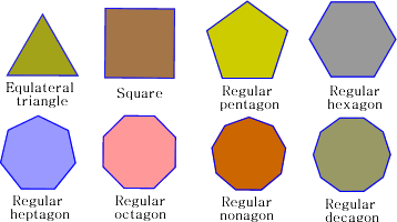Regular polygon clipart