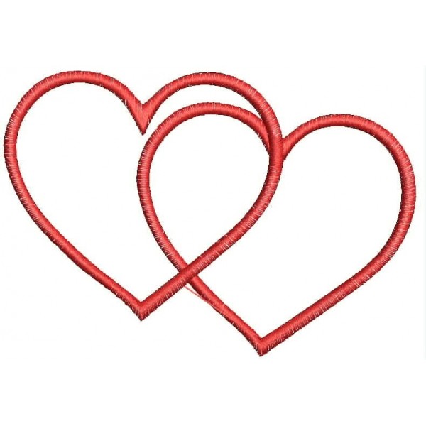 double heart clip art free - photo #24