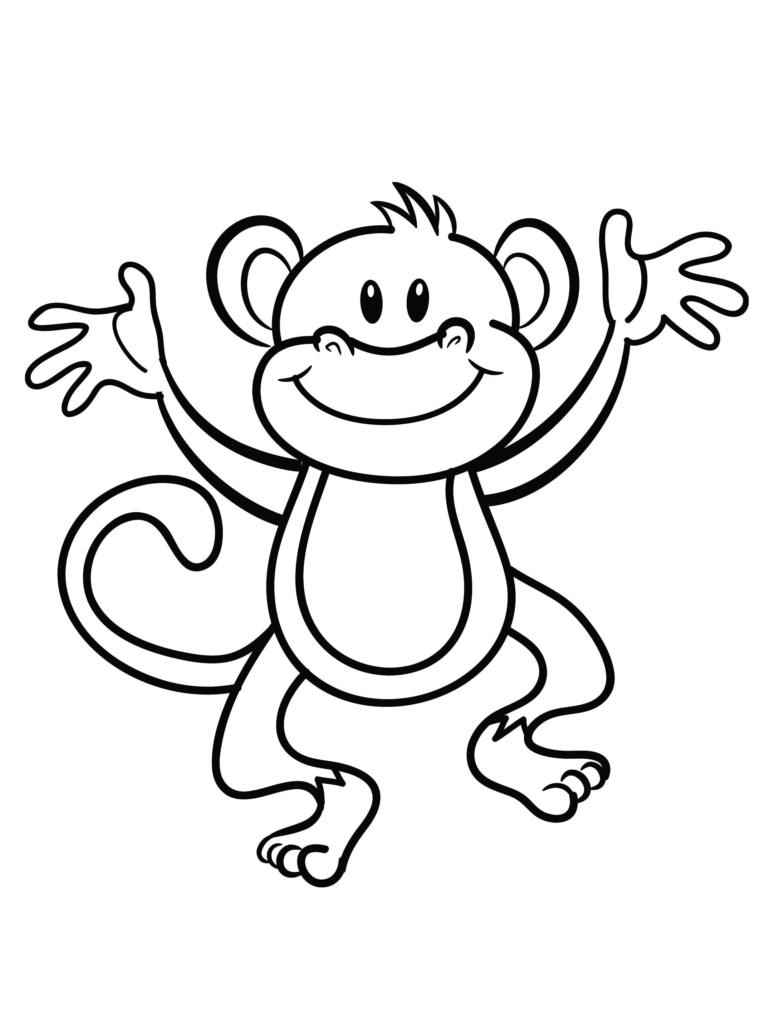 Printable Monkey Coloring Pages | Coloring Me