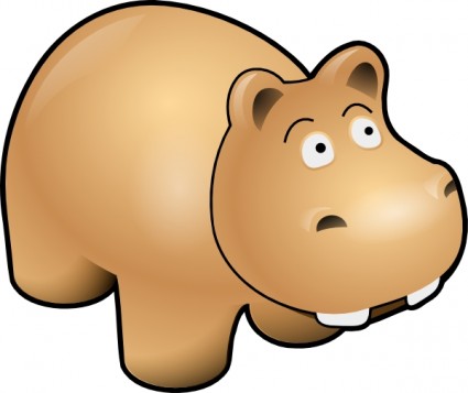Cartoon animals hippo free vectors Free vector for free download ...