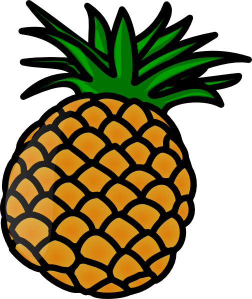 Free to Use & Public Domain Pineapple Clip Art