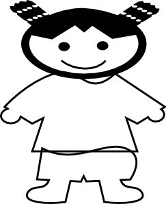 682 views Smiling Chinese Girl clip art Free Vector