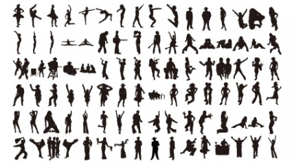 Various Vector Silhouettes – Volume 2 Vector Silhouettes - Free ...