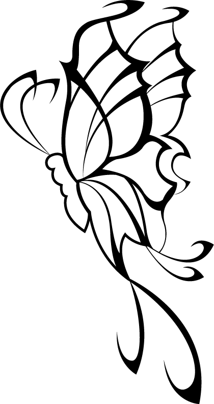 Tribal Butterfly Tattoo Design Dtattoos - Free Download Tattoo ...