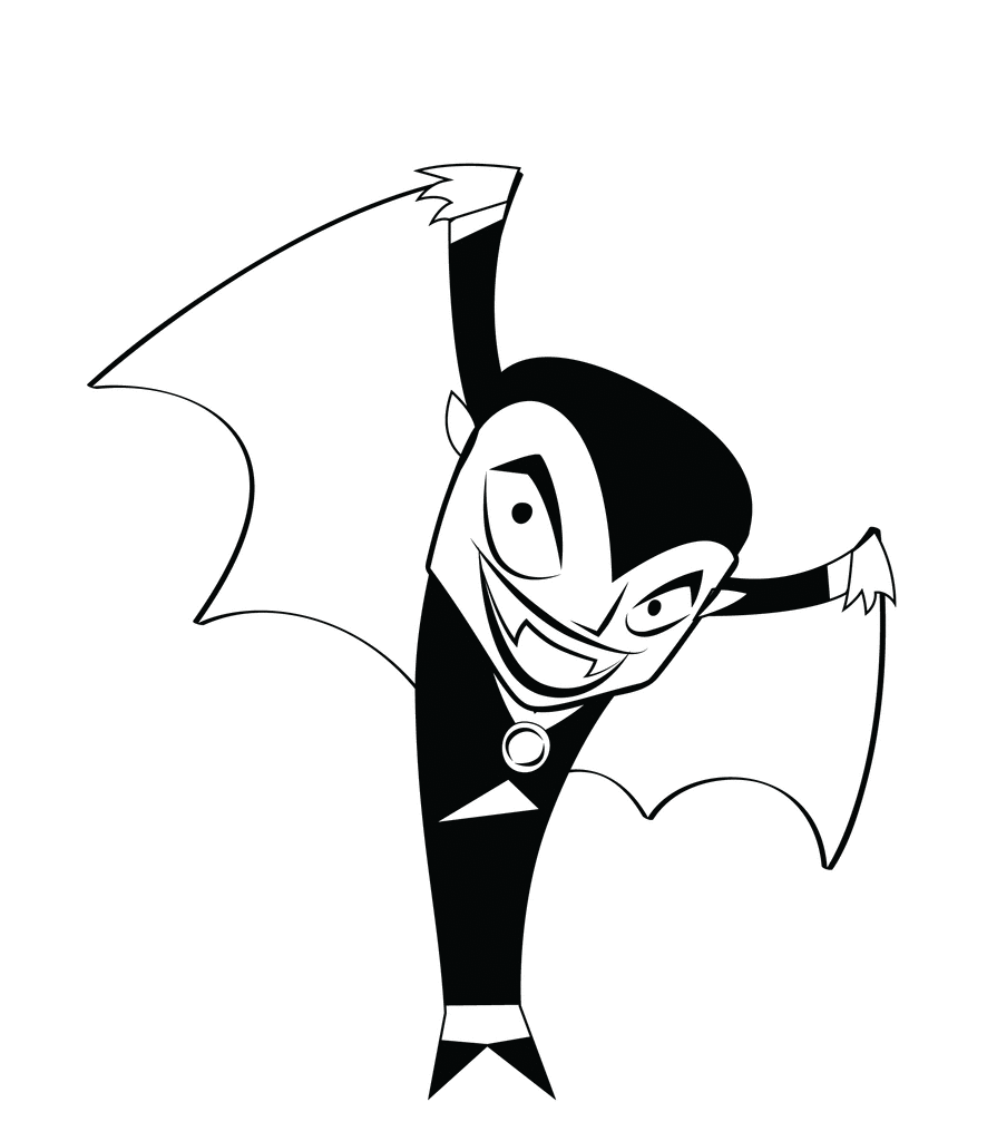 665 views Vampire (Black and White) | ClipArt ETC