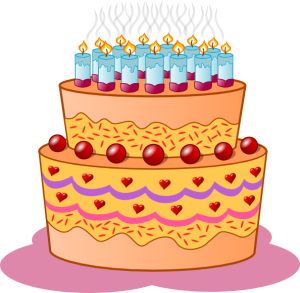 Birthday Cake Clip Art Vector Clip Art Online Royalty Free - Food ...
