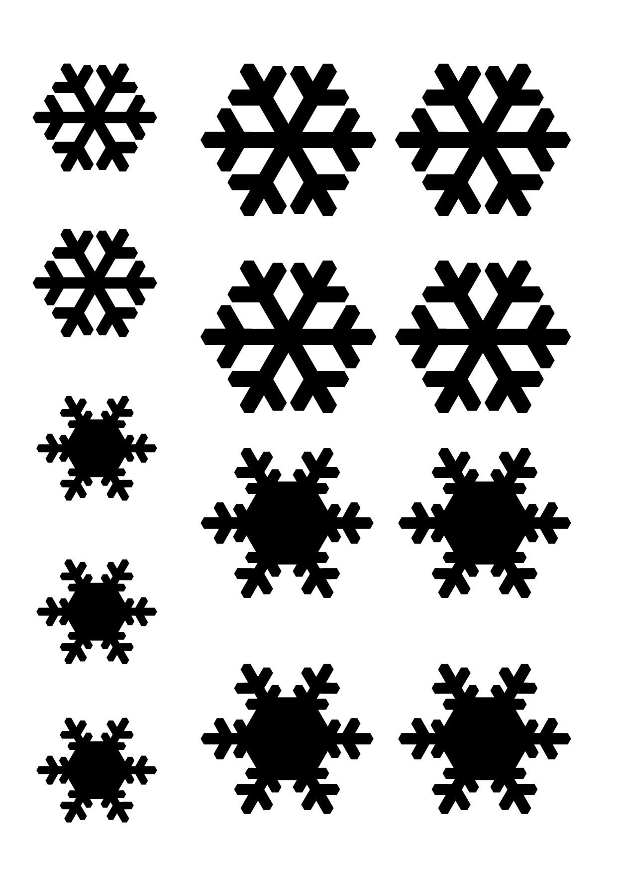 Snowflake Line Drawing ClipArt Best