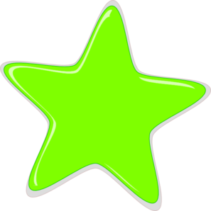 Green Star Editedr Clip Art - vector clip art online ...