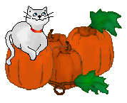 Cats and Pumpkins Clip Art - Free Clip Art - Cats Sitting on ...