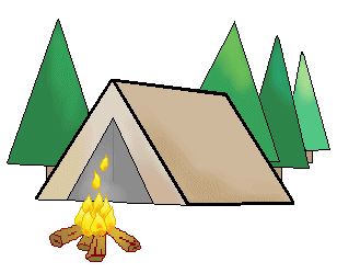 Camping Clip Art - Free Camping Clip Art - Tent, Campfire and ...