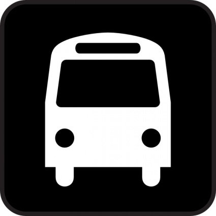 Map Symbols Bus clip art vector, free vectors