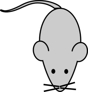Lab Mouse Template2 clip art - vector clip art online, royalty ...