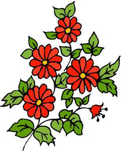 Funeral Flowers Clipart