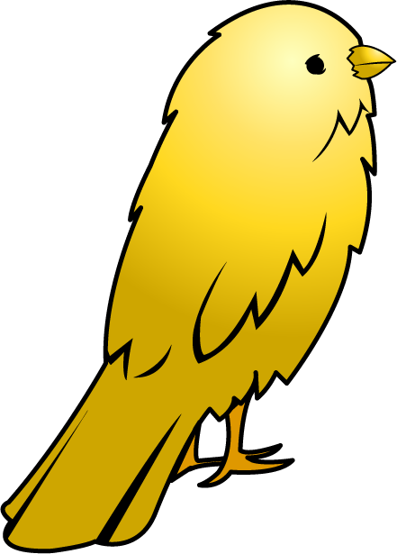 Yellow Bird Clipart