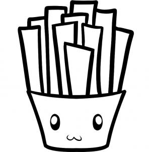 How to Draw Fries, Fries, Step by Step, Food, Pop Culture, FREE ...