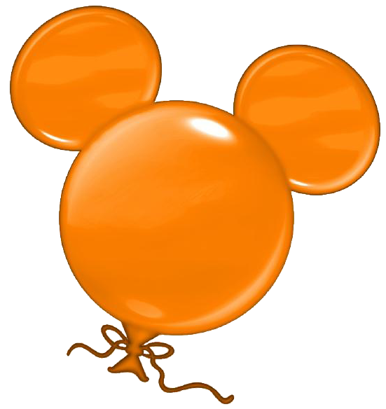 Orange balloon clipart transparent