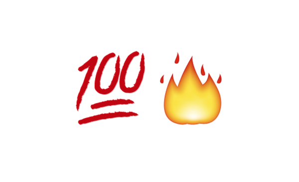 Emojipedia ð??? on Twitter: "ð??¯Hundred Emoji + ð??¥ Fire Emoji = 100 ...