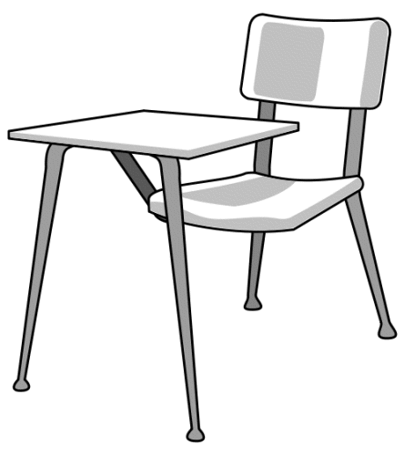 Free School Chair Clipart - Clip Art Image 1 of 3