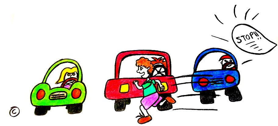 Speeding Car Cartoon - ClipArt Best