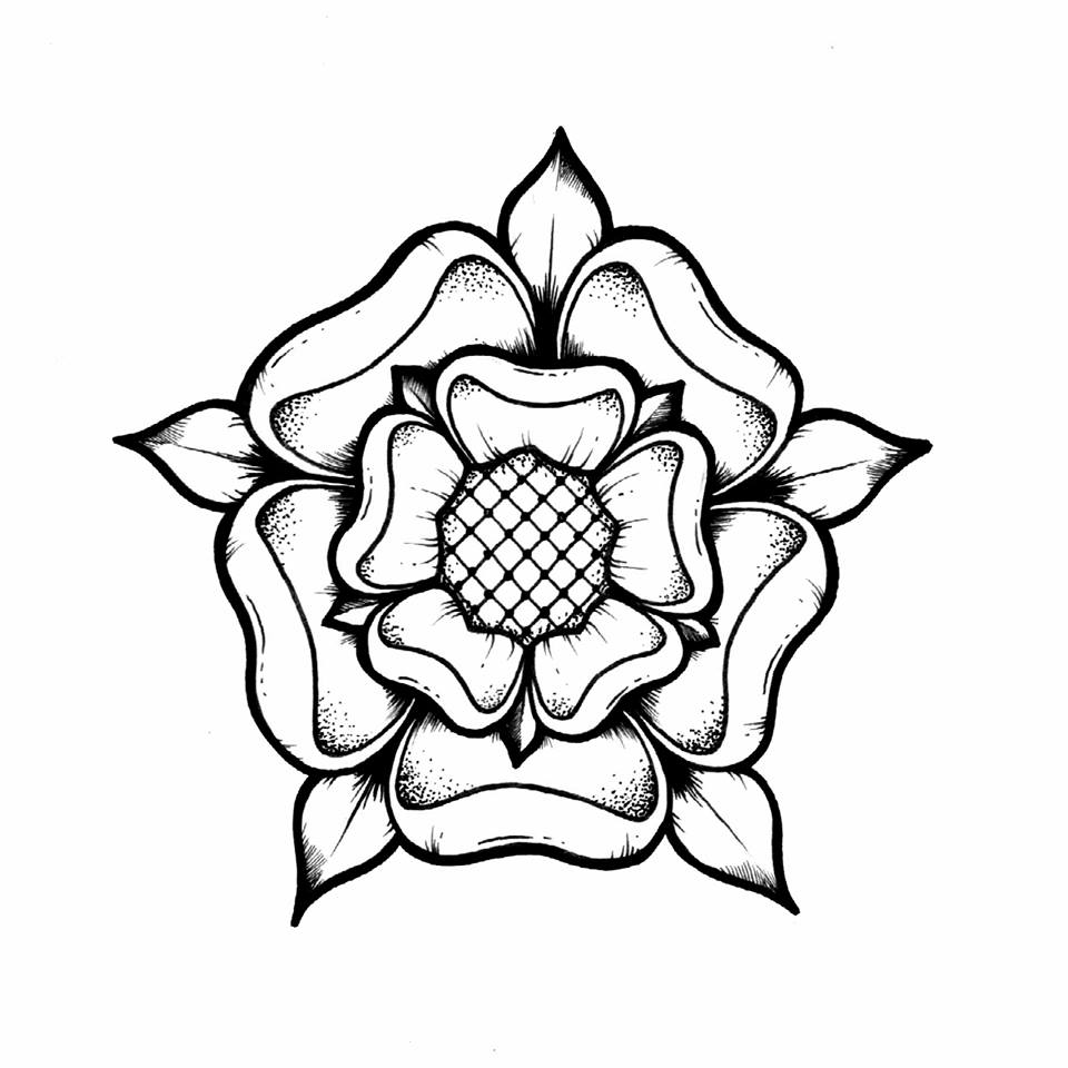 Lozzy BOnes Tudor Rose illustration | ART MACABRE DRAWING SALONS