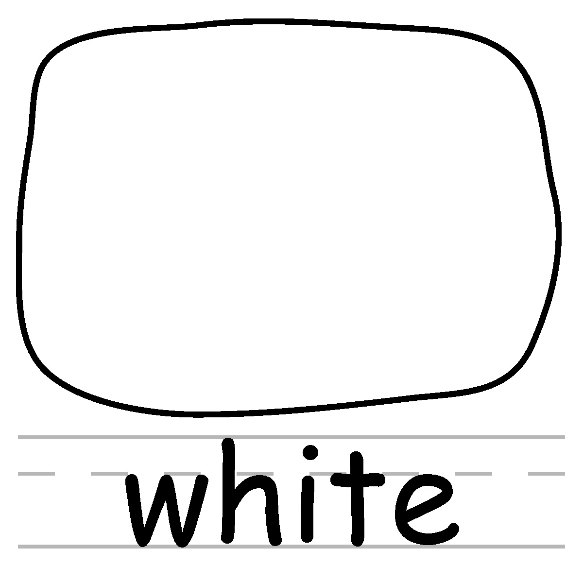 Color White Clipart