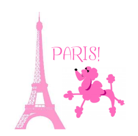 Pink Eiffel Tower Clipart