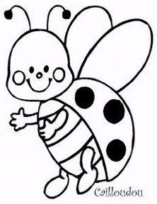 Ladybug Drawing Black And White - Free Clipart Images