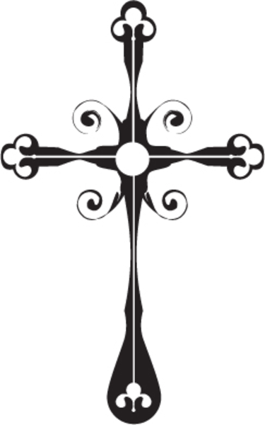Gothic Cross Clipart