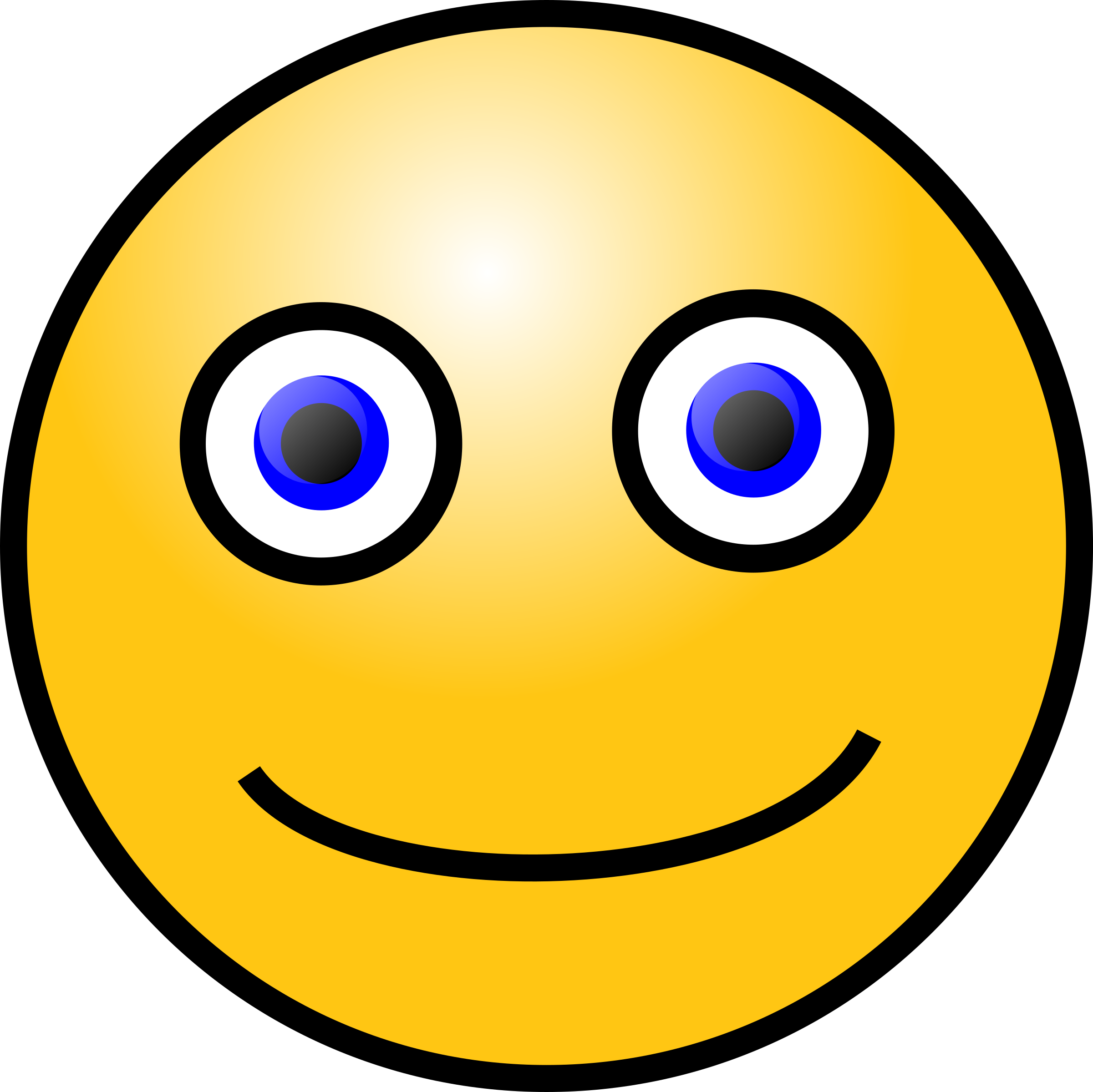 Clipart - Emoticons: Simple face