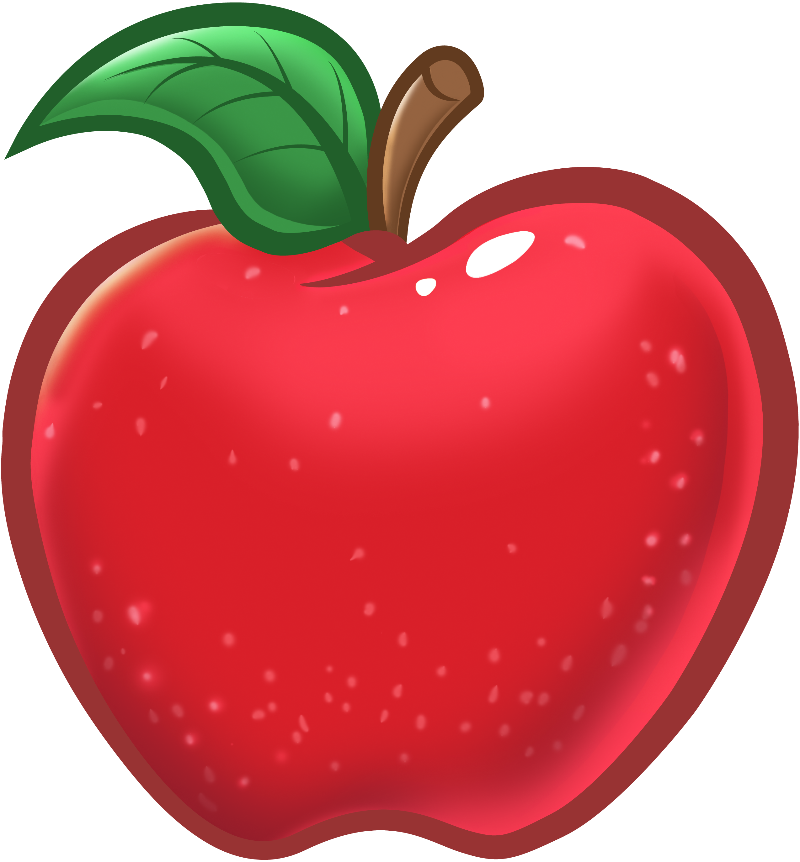 red-apple-png-clipart-best