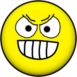 Angry Smile Icon