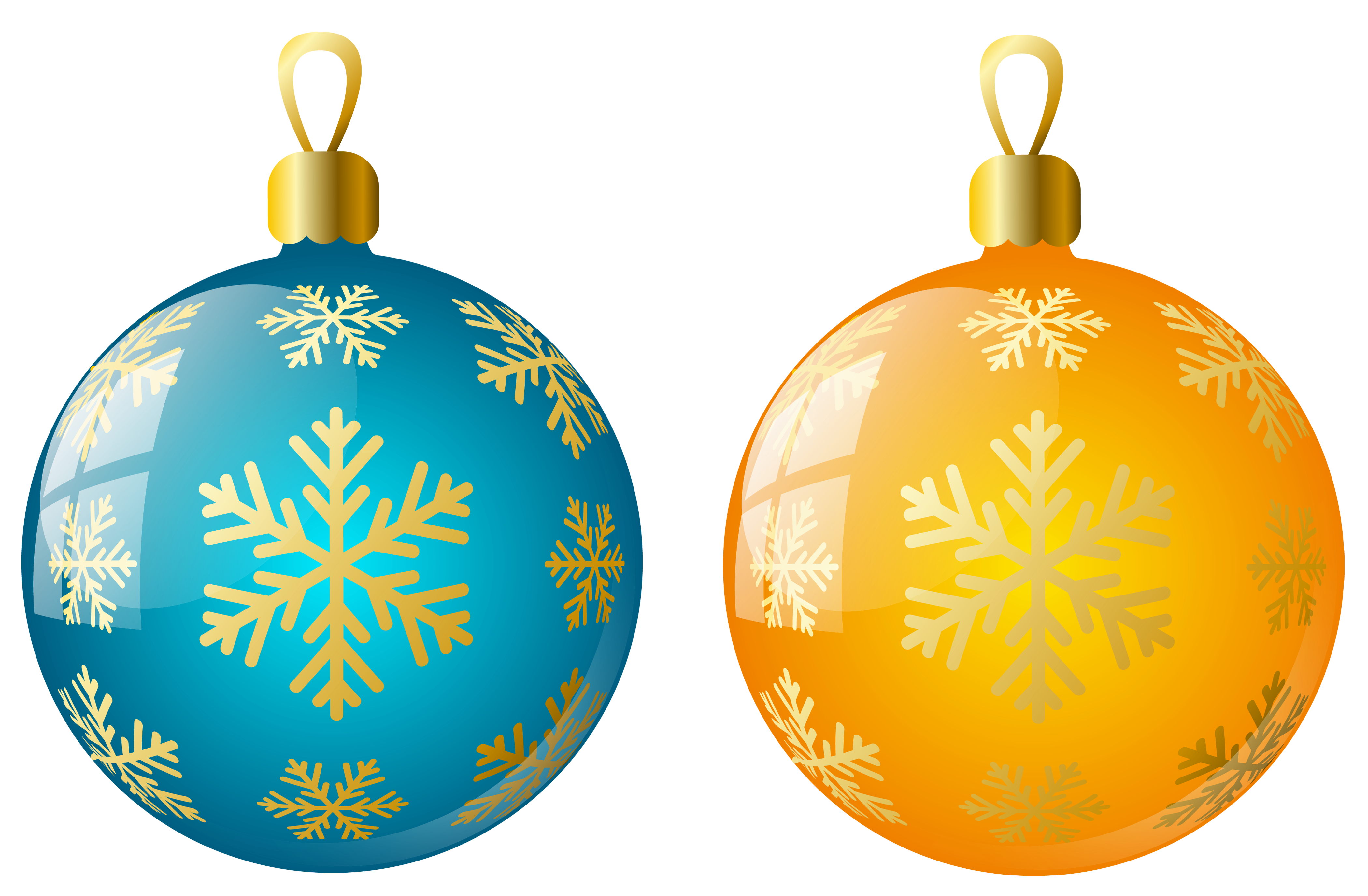 Christmas Balls Clipart - Tumundografico