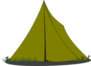 Image of Clip Art Tents #7227, Tent Ridge Blue Clip Art At Vector ...