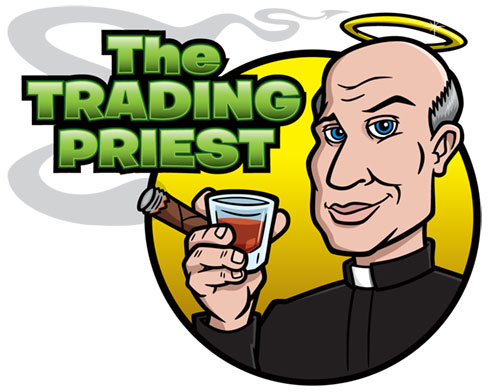 Devilish Priest Cartoon Logo Illustration • Coghill Cartooning
