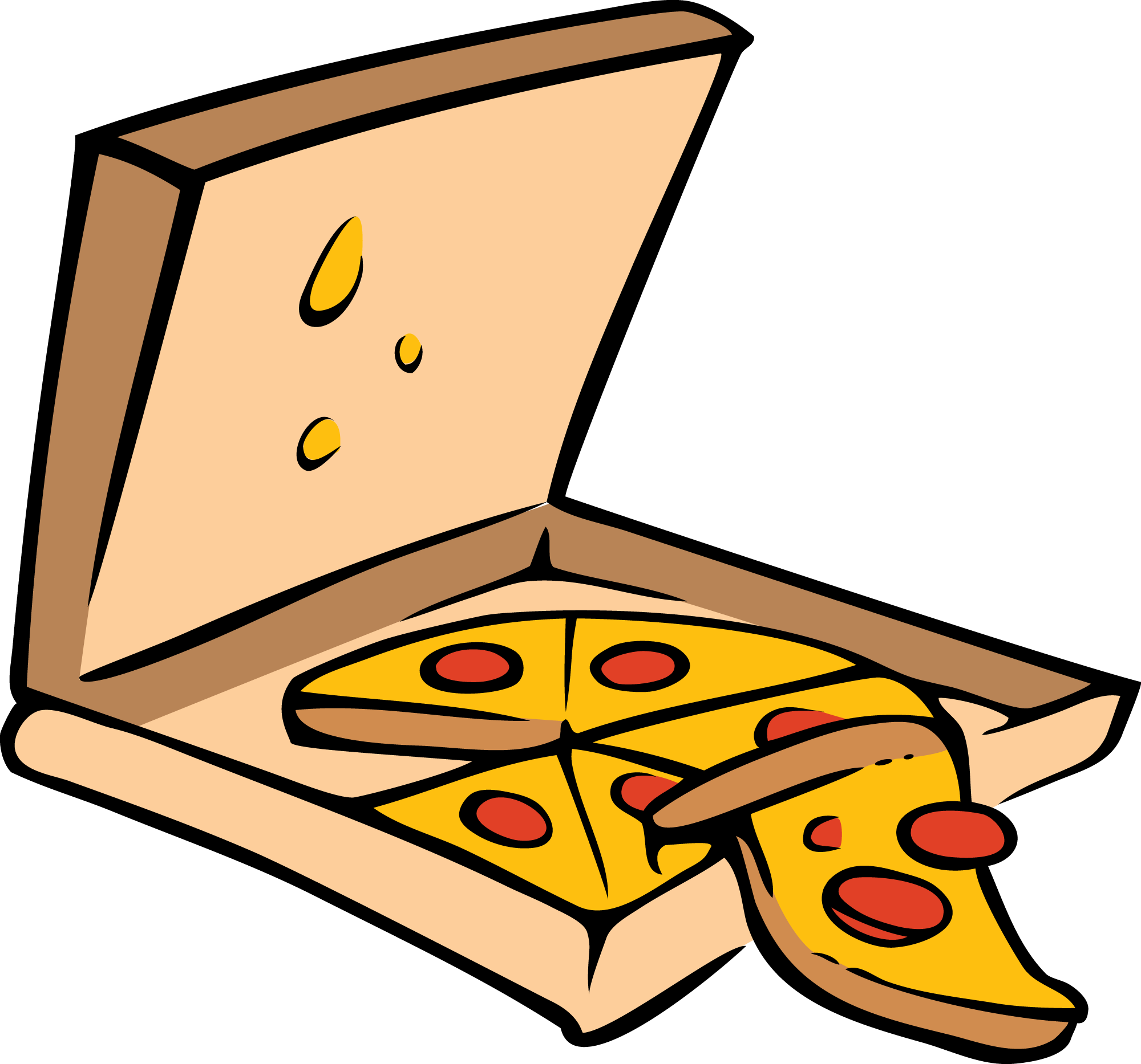 Animated pizza clipart