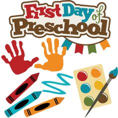 30+ First Day of Kindergarten School Clip Art