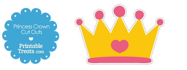 Printable Cut Out Princess Crown — Printable Treats.com