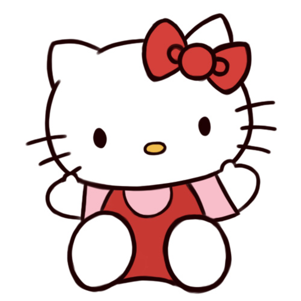 Hello kitty vector art clipart free to use clip resource