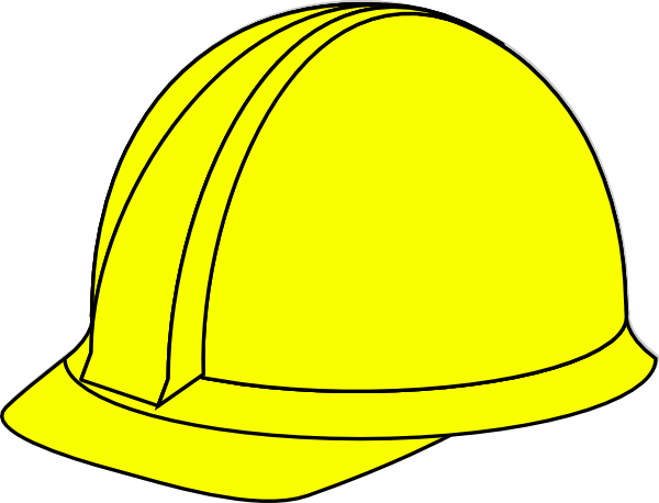 Yellow Hard Hat Clip Art - vector clip art online ...