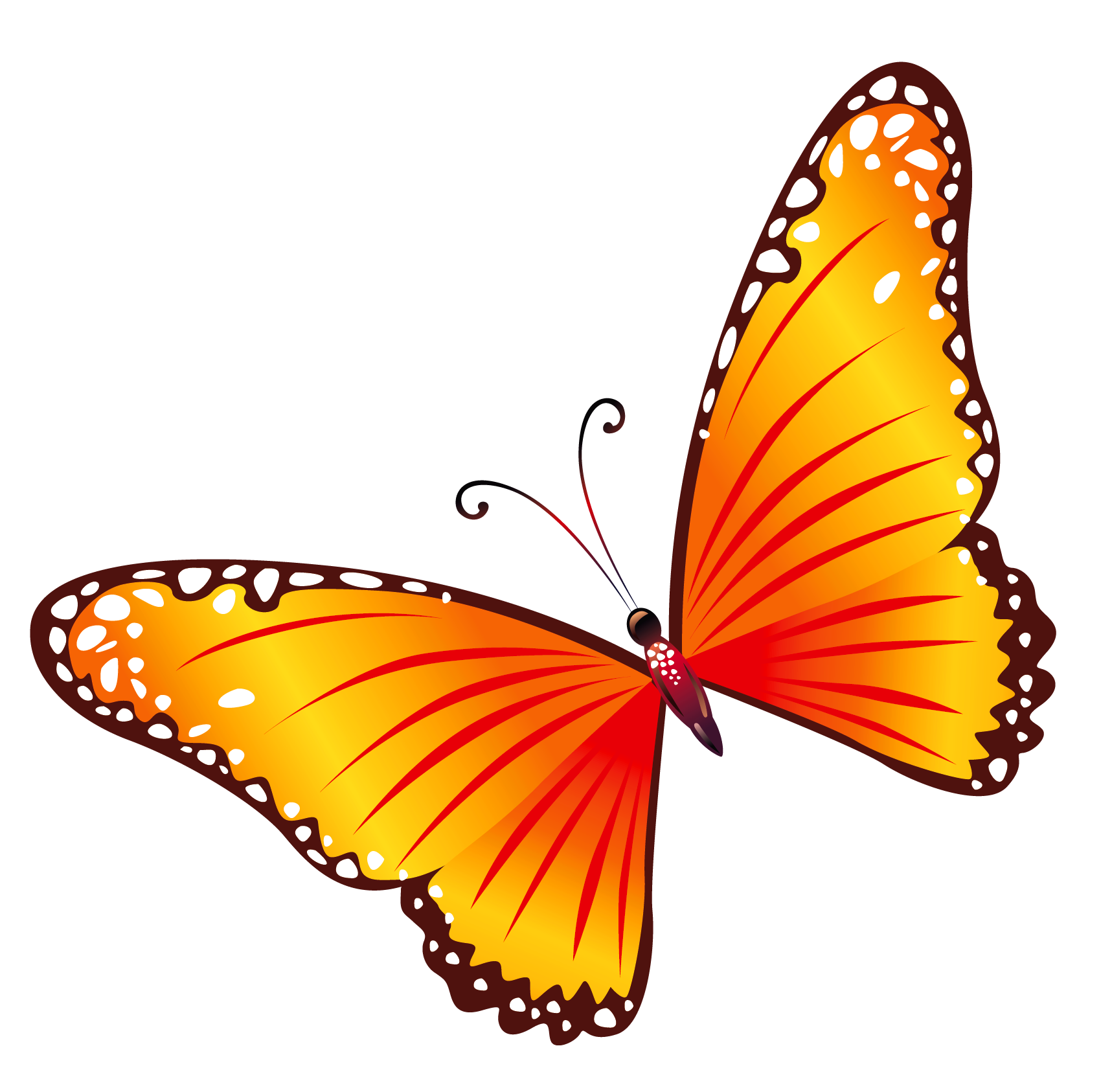 Flying Butterfly Clip Art – Clipart Free Download