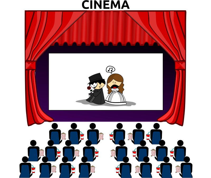 491 views Movie theater clipart images