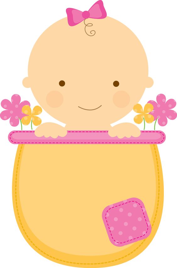 Modern baby girl png clipart